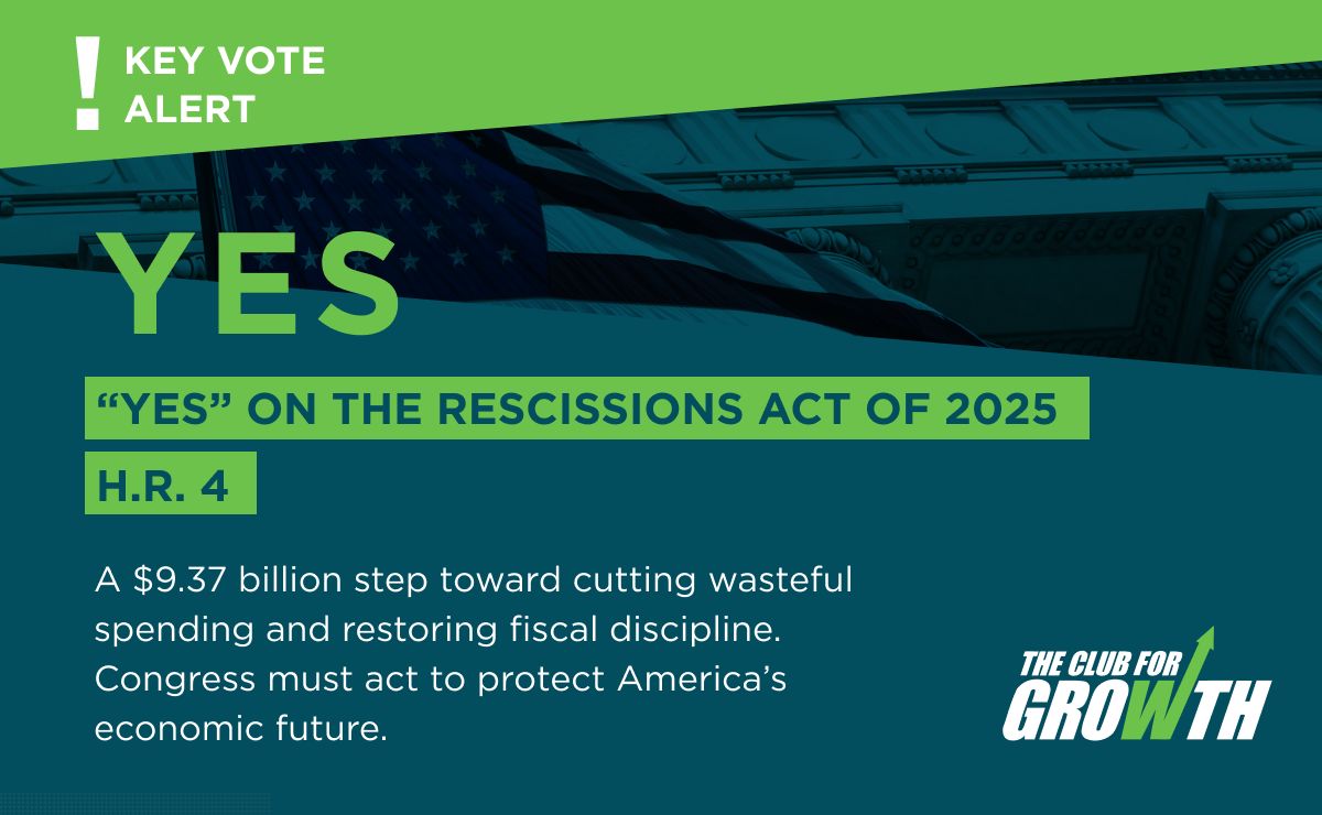 Key Vote Alert - House - “YES